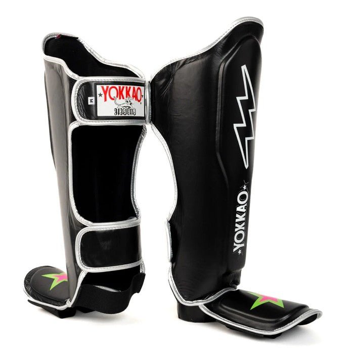 YOKKAO 'Stadium' Shin Guards - Microfiber Leather