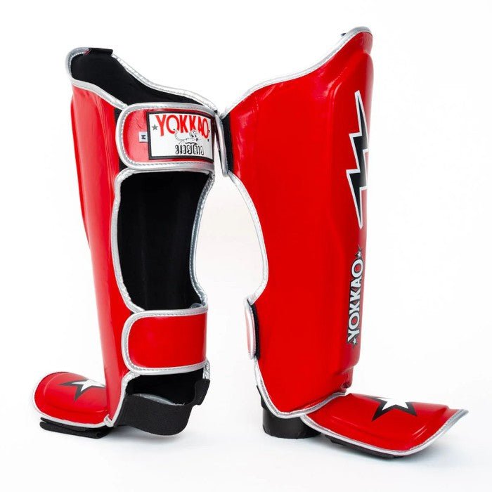 YOKKAO 'Stadium' Shin Guards - Microfiber Leather
