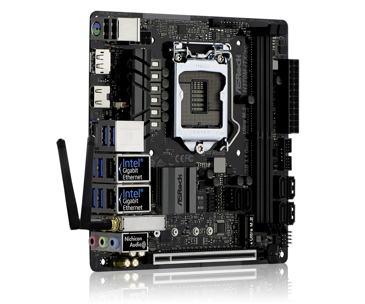 Asrock H370M-ITX/ac - Motherboard Specifications On MotherboardDB