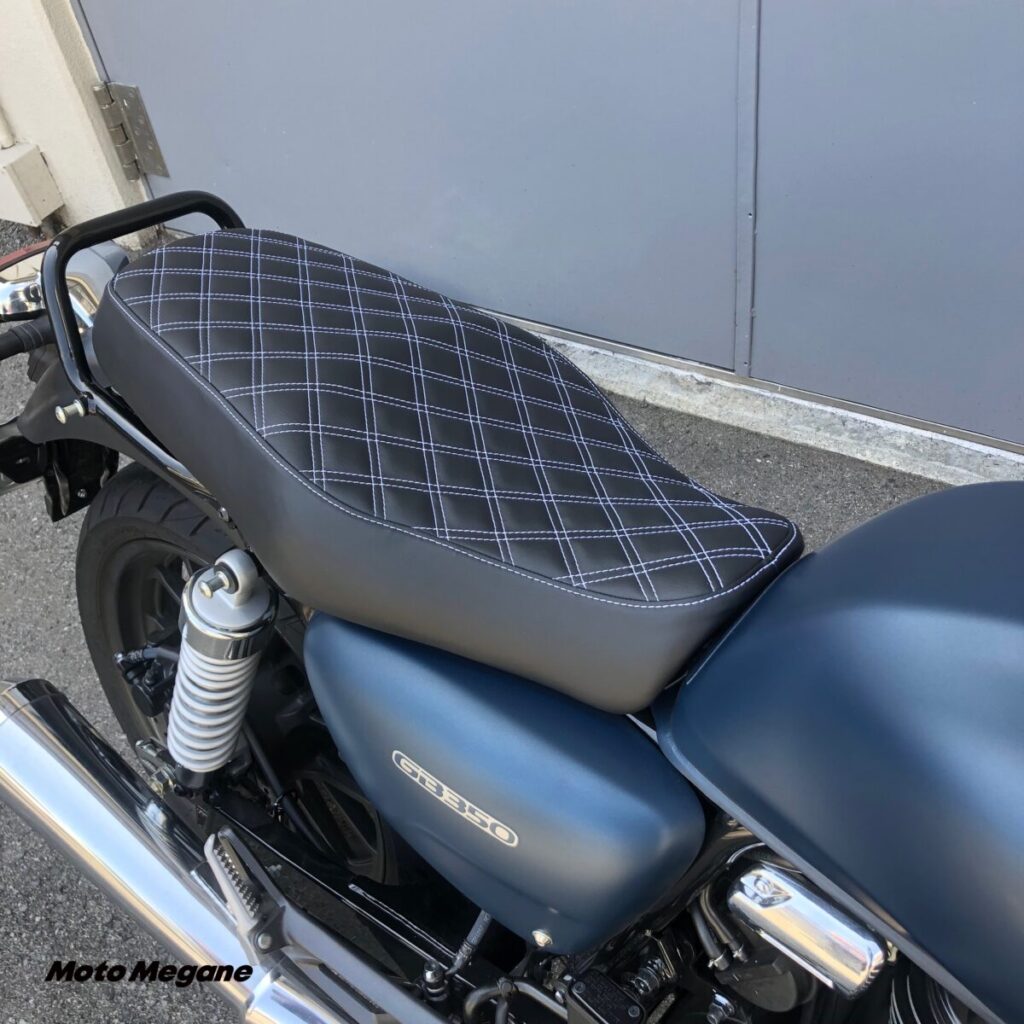 GB350をモダンに演出！シートカスタムで魅せる、ディテールにこだわる