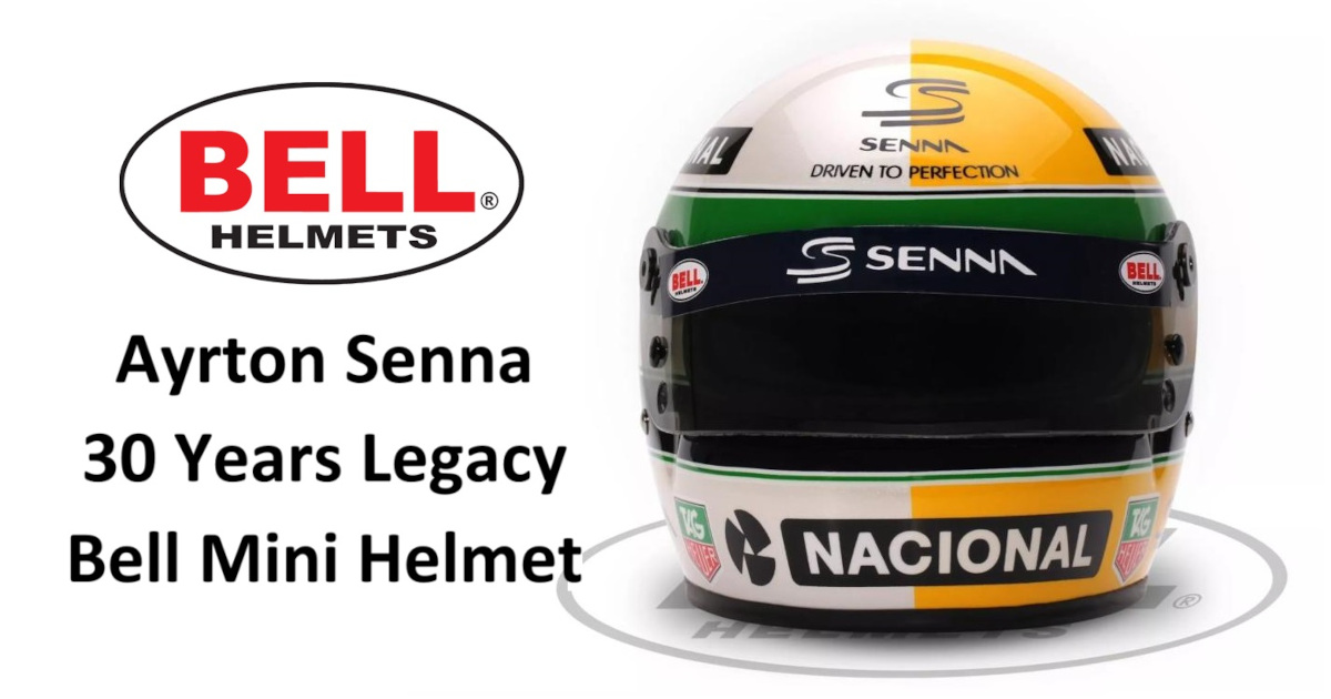 BELL MINI HELMET | 1/2スケール アイルトン・セナ 30 Years Legacy