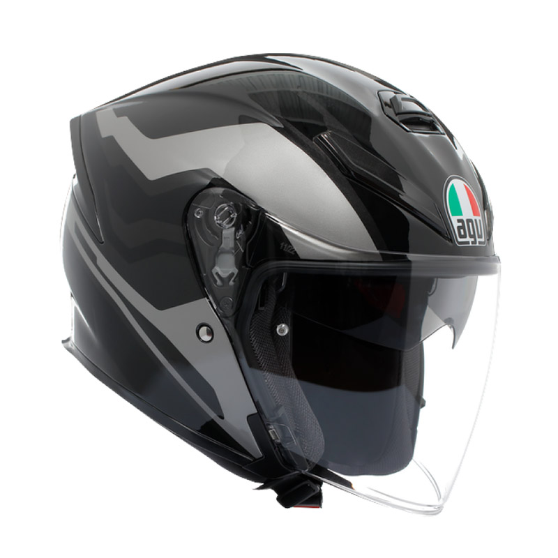 AGV K5 ジェット エボ チューン ヘルメット グレー ブラック
