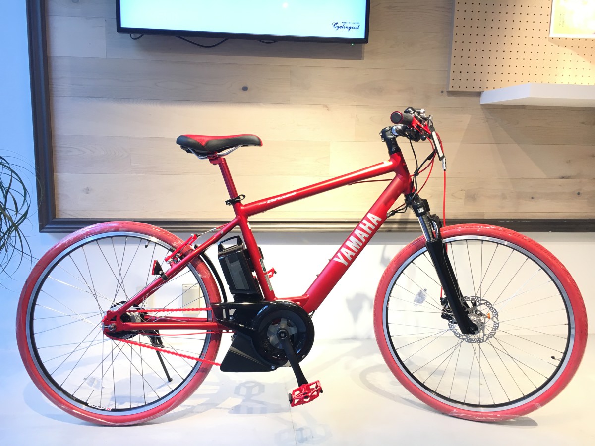 YAMAHA PAS Brace レッドパーツカスタム | モトベロ 電動アシスト