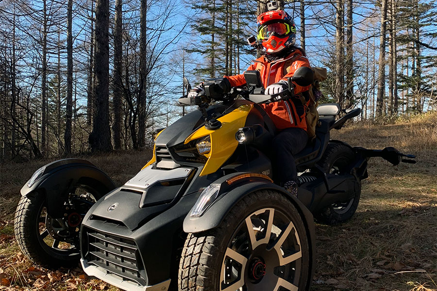 Can-Am Rykerだからこそ楽しめるダイレクトで臨場感ある走り心地