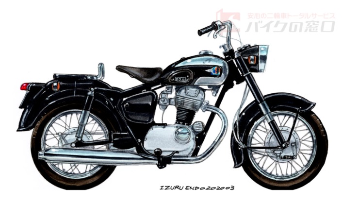 遠藤イヅルの名車カタログ】第97回 カワサキ250・メグロSG | 中古