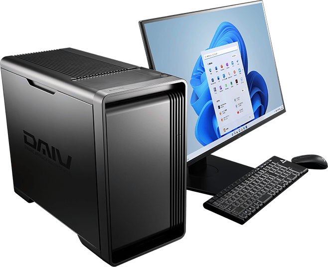 ミニタワー クリエイター向けデスクトップPC｜DAIV by マウス