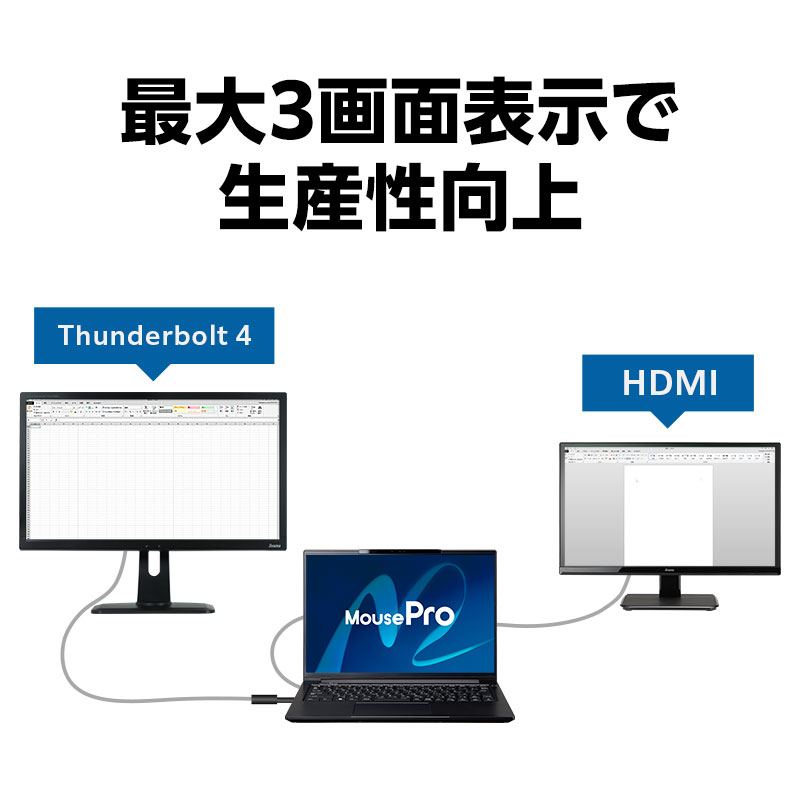 MousePro G4-I7U01BK-E（Copilot+ PC）│デスクトップパソコンの通販