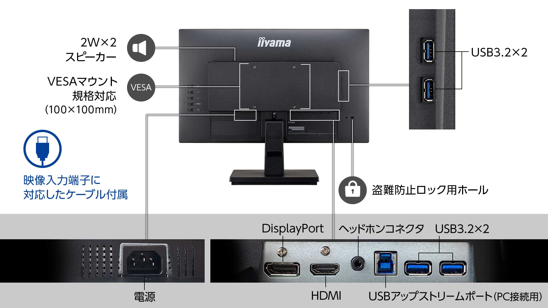 ProLite XU2292HSU-B6│iiyama│BTOパソコン・PC通販ショップのマウス
