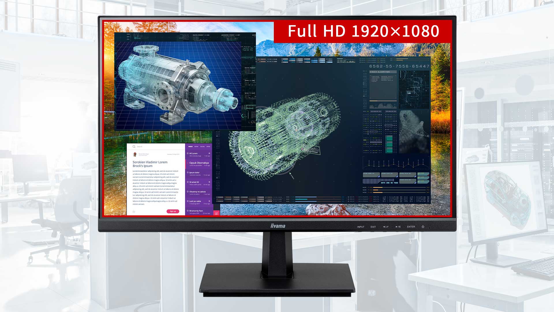 ProLite XU2294HS│iiyama│BTOパソコン・PC通販ショップのマウス