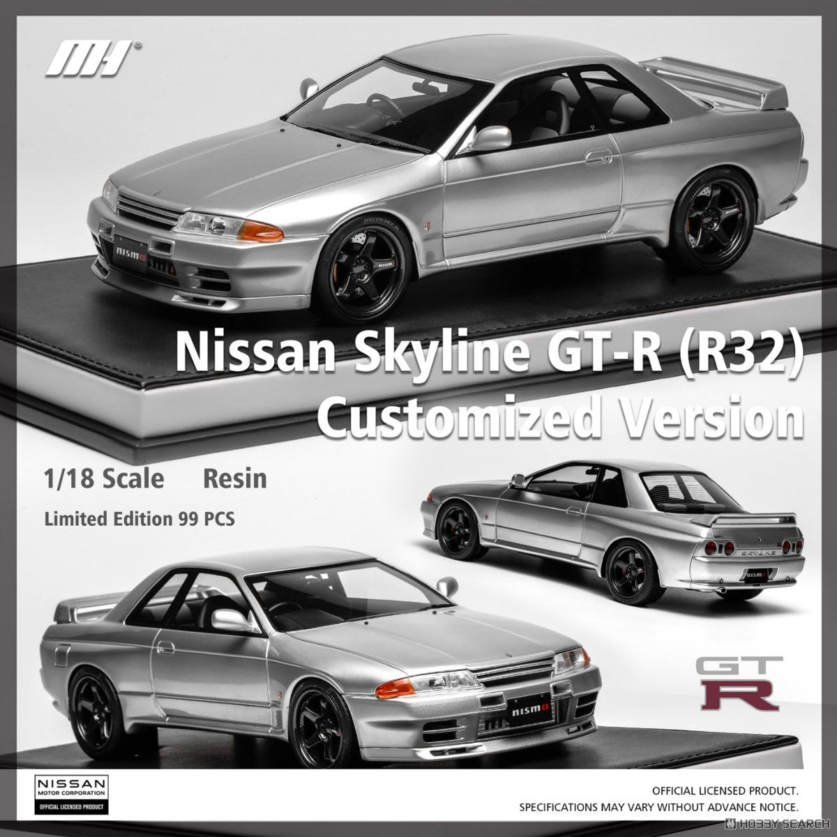 MotorHelix 1:18 Nissan Skyline GT-R (BNR32) Customized Version in
