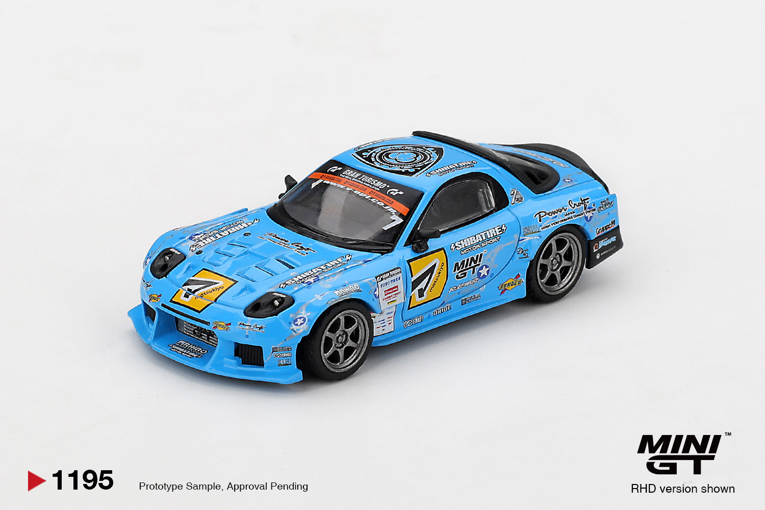PREORDER* MINIGT 1:64 Mazda RX-7 RE-Amemiya 2025 D1GP in Blue