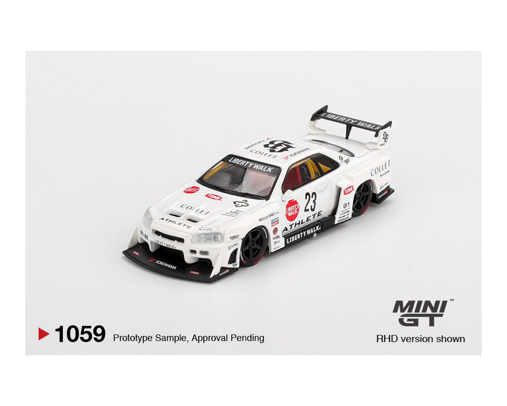PREORDER* MINI GT 1:64 Nissan LB-ER34 Super Silhouette ATHLETE