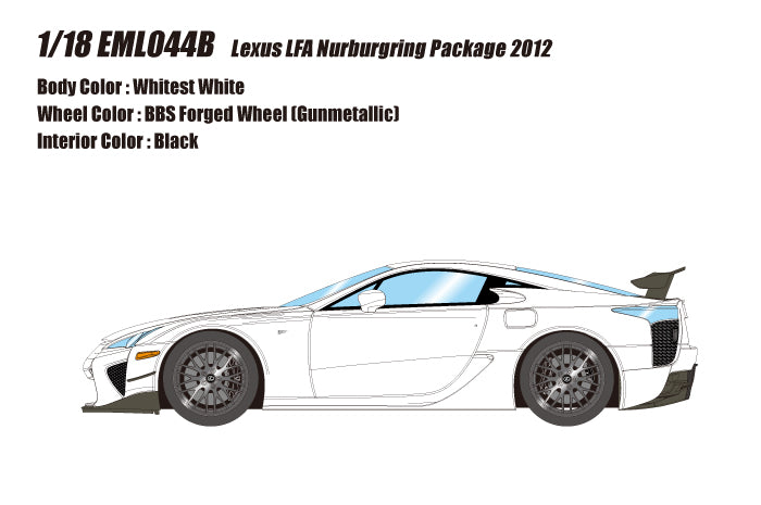 1:18 Lexus LFA Nurburgring Package 2012 White | Diecast Model Car