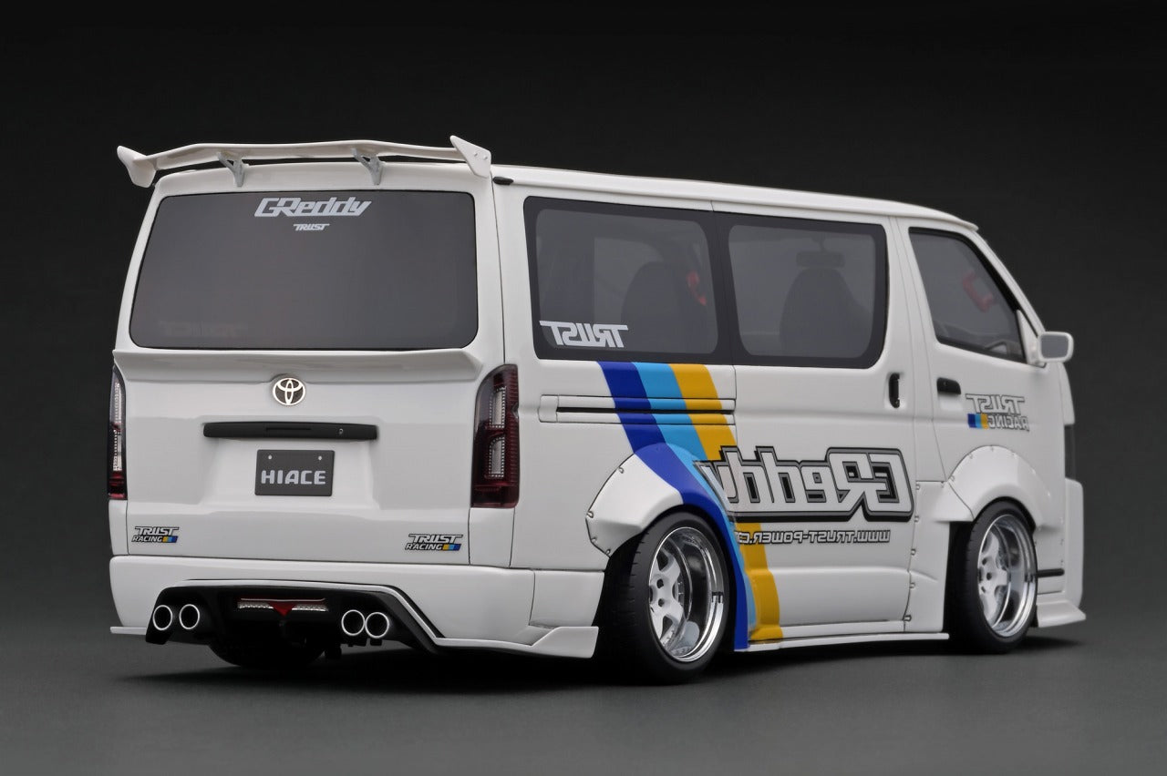 Ignition Model 1:18 Toyota Hiace T-S-D Works in White – Model Cars