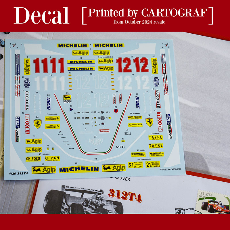 1/20scale Hybrid Injection Kit : 312T4 [1979 Belgian GP]