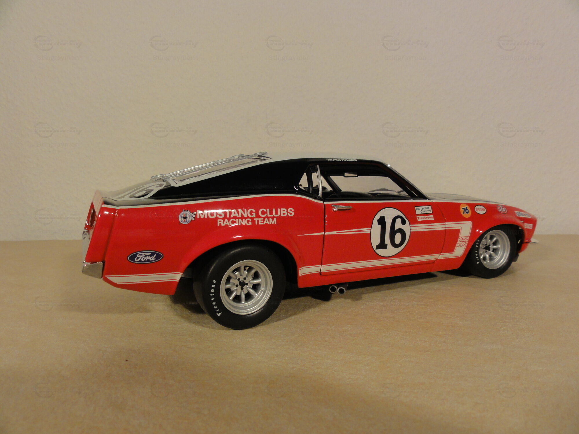 Ford Mustang Boss 302 Trans Am 1:18 Modellauto von Welly/GMP | Modelly