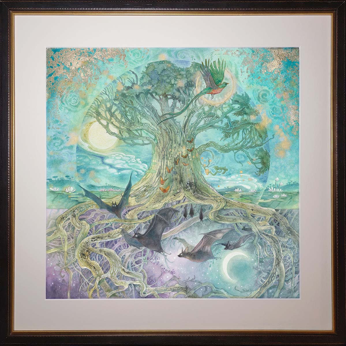 Stephanie Law - Yaxche - Tree of Life - Original Watercolor