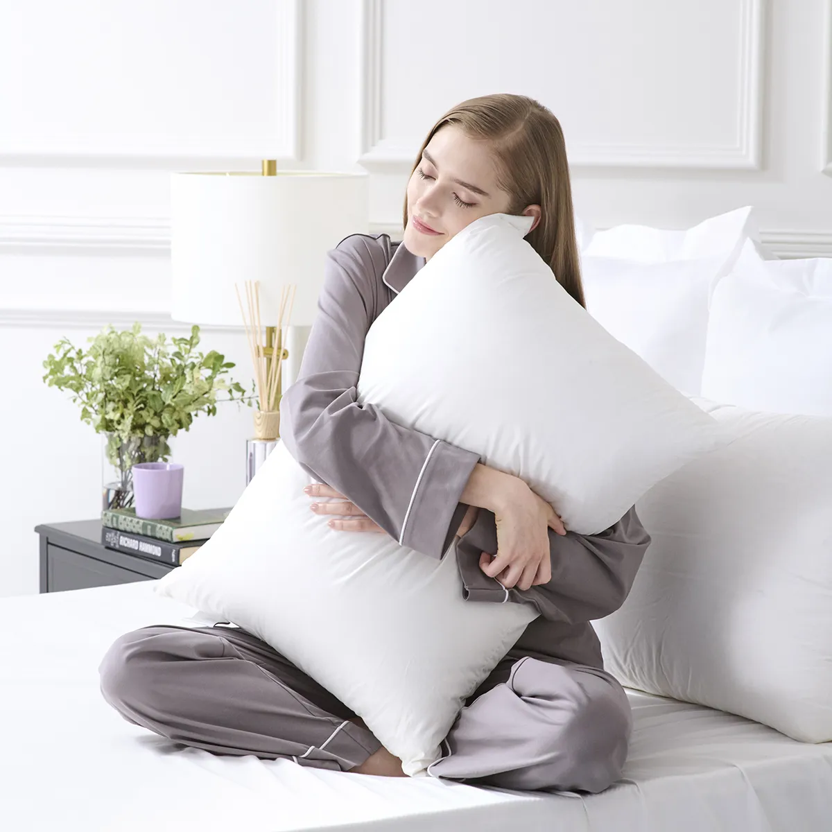 800FP ポーランド産ホワイトマザーグースダウンピロー