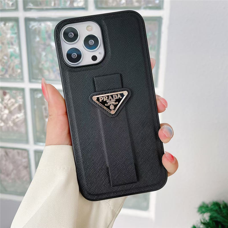 プラダ アイフォンケース 16/15/15pro バンド付き prada風 iphone14