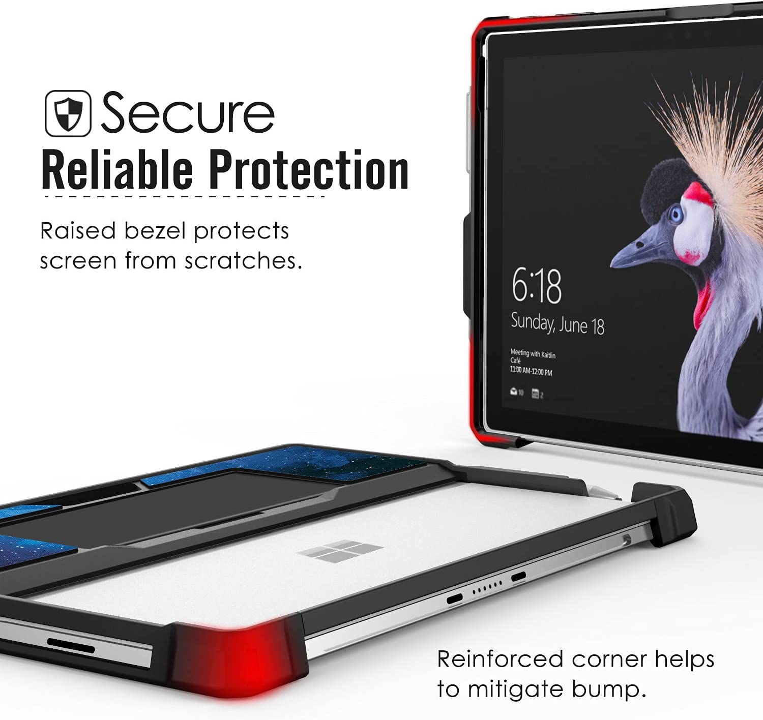 MoKo Case Fit Microsoft Surface Pro 7 Plus/Pro7/Pro 6/Pro 5/Pro