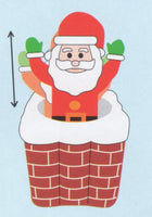 ムービングエアーディスプレイ エントツサンタ H180cm - クリスマス 冬