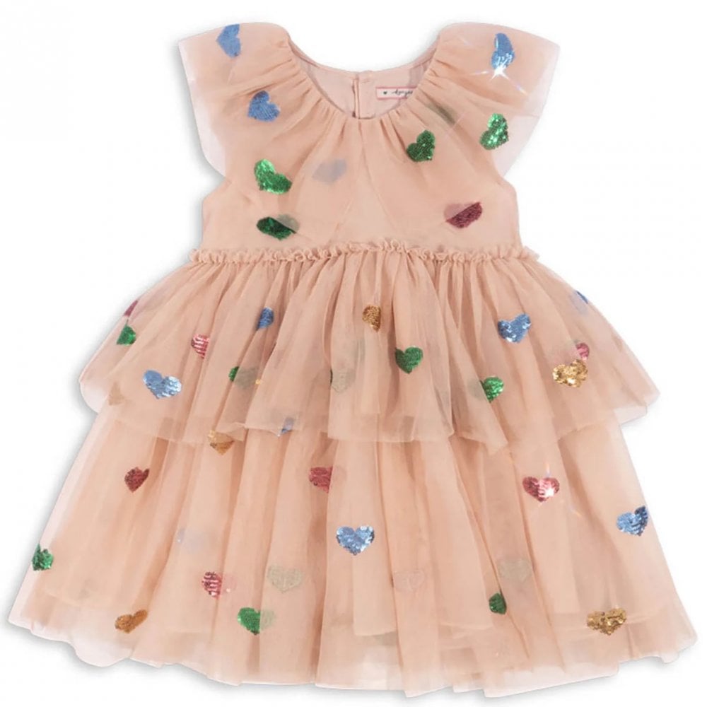 KONGES SLOJD YVONNE FAIRY DRESS - COEUR SEQUINS - CLOTHING +