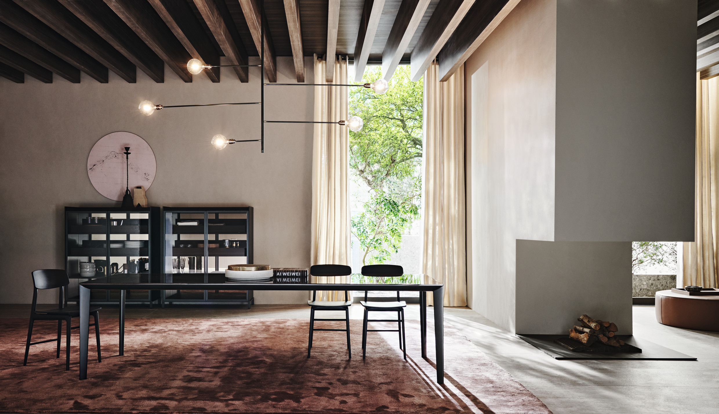 Italian design extendable table - Filigree - Molteni&C