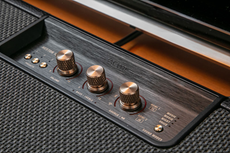 あのMarshallから、ブランド初のサウンドバーが登場！ 従来のサウンド