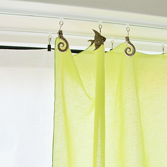 unico マルチクロスカーテン布2枚 カーテンクリップセット unico