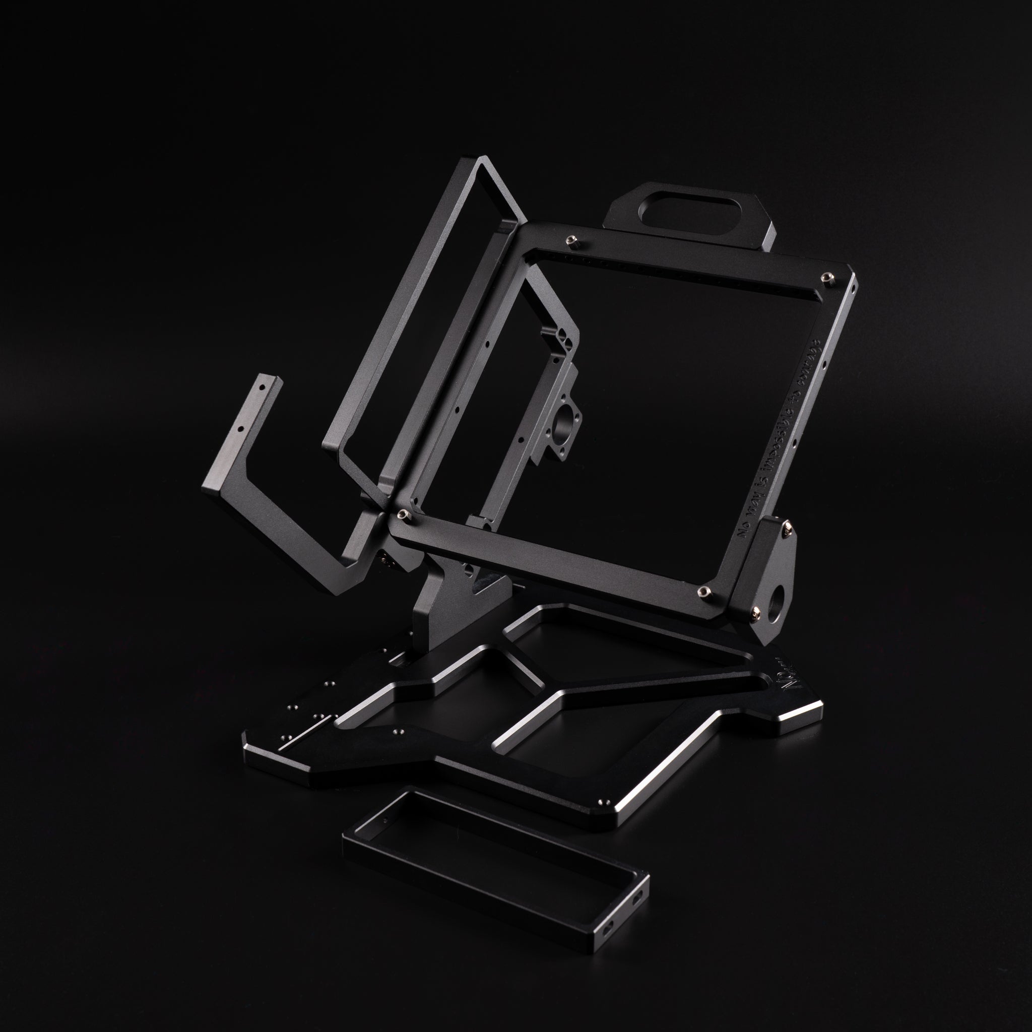 A45 Open Frame ITX Case – 10mm Aluminum Minimal SFF Chassis