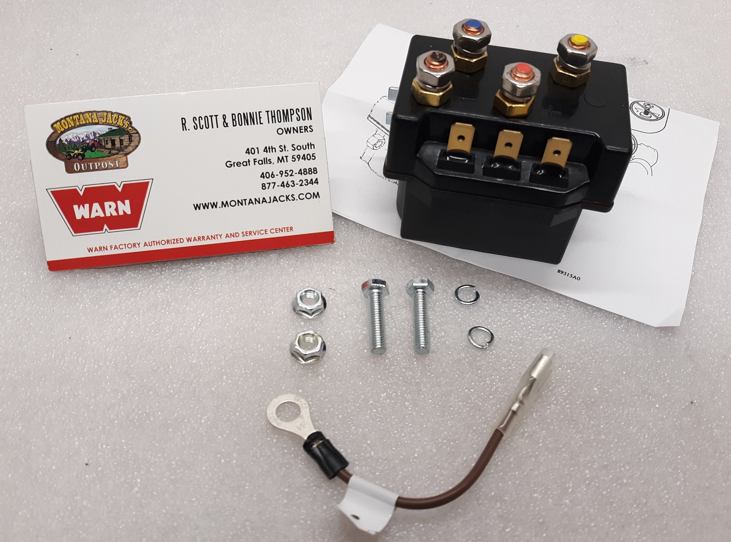 WARN 89564 12 Volt Contactor, FREE SHIPPING! — Montana Jacks Outpost