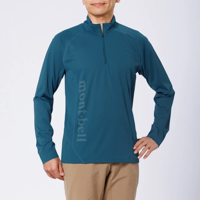 クールライト ロングスリーブジップシャツ Men's | Montbell Japan