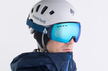 広く、クリアな視界 アルパインゴーグル｜モンベル