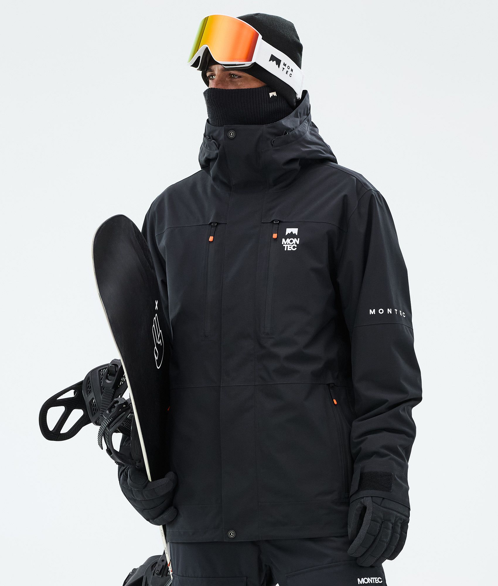 Montec Doom Snowboard Jacket Men Black | Montecwear.com