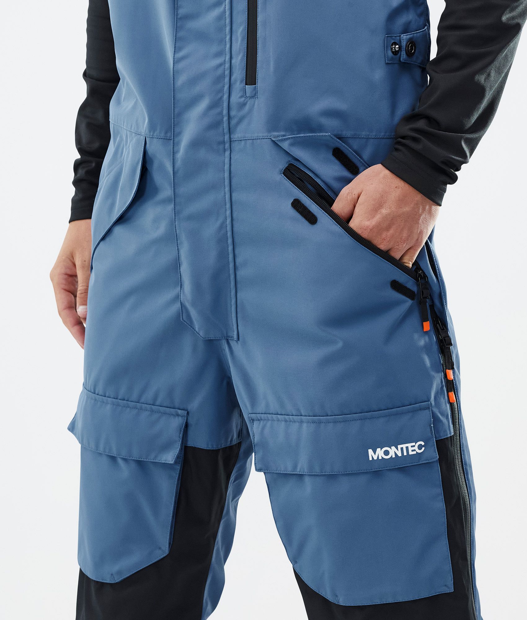 Montec Fawk Snowboard Pants Men Blue Steel/Black | Montecwear.com