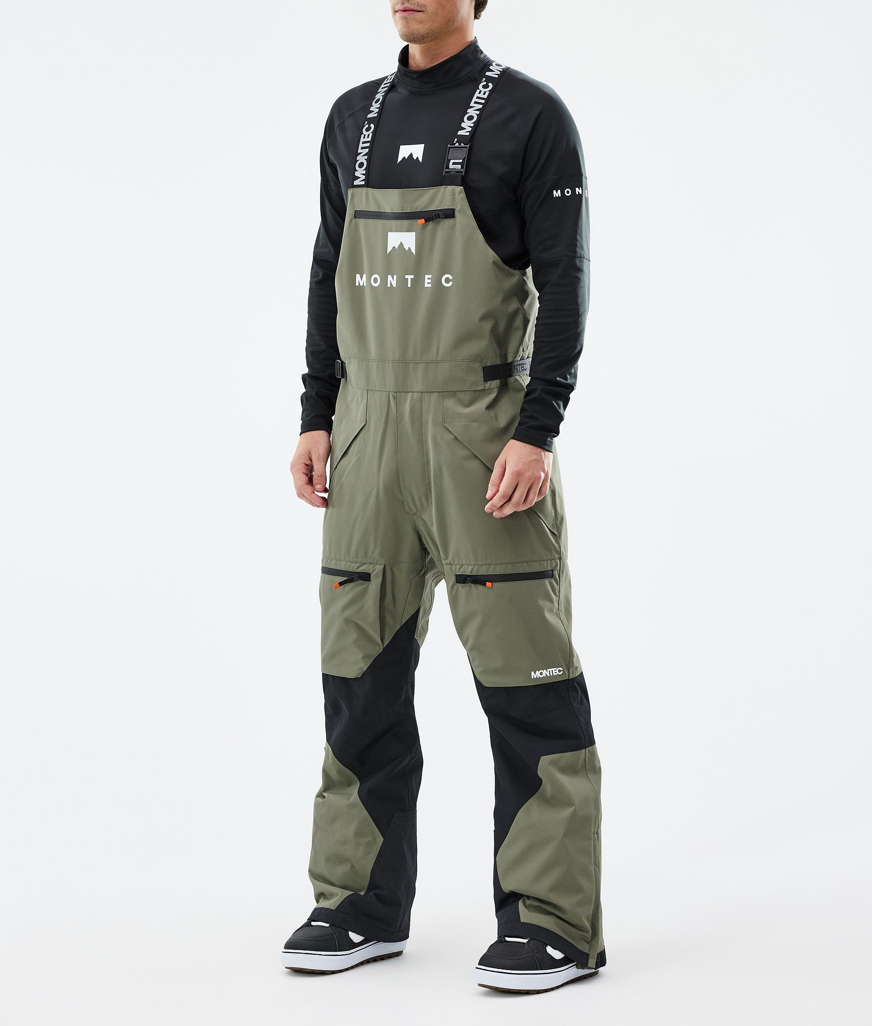 Montec Arch Snowboard Pants Men Greenish/Black | Montecwear CA