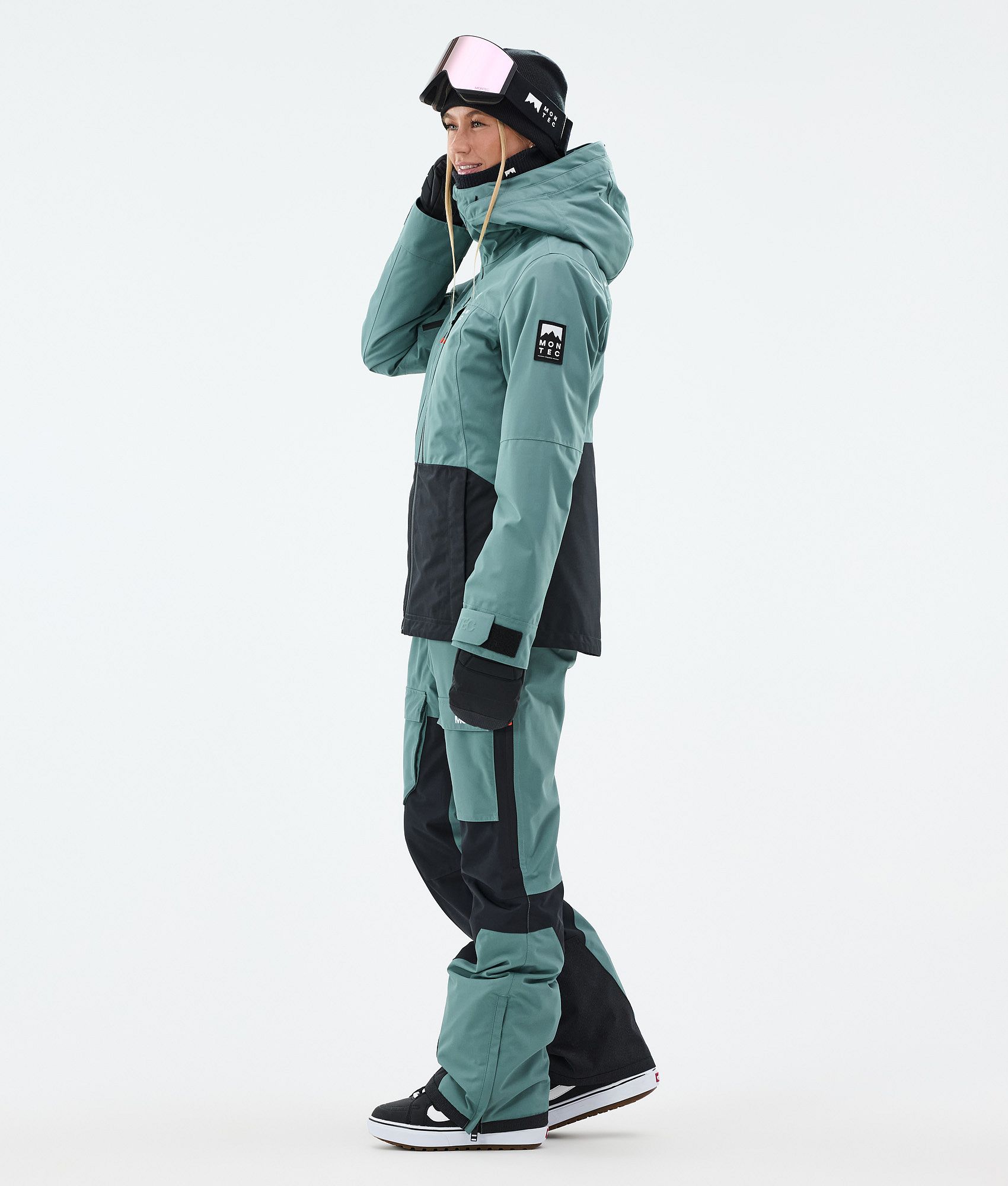 Montec Moss W Snowboard Jacket Women Atlantic/Black | Montecwear.com