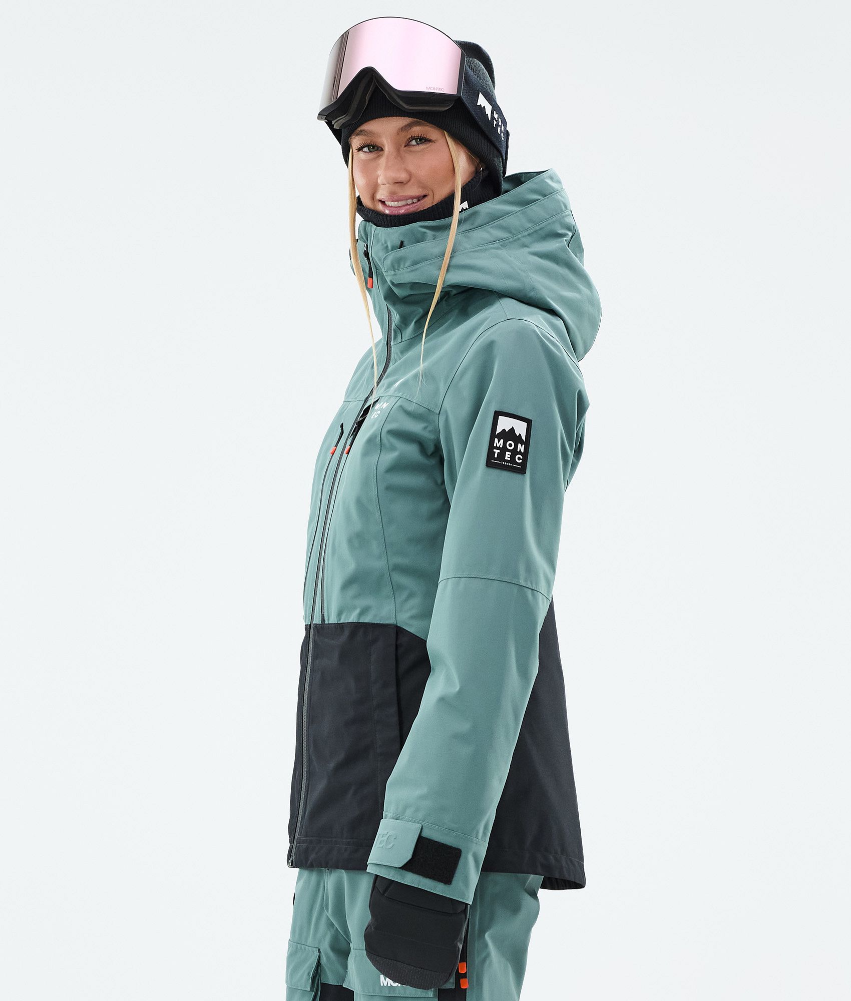 Montec Moss W Snowboard Jacket Women Atlantic/Black | Montecwear.com
