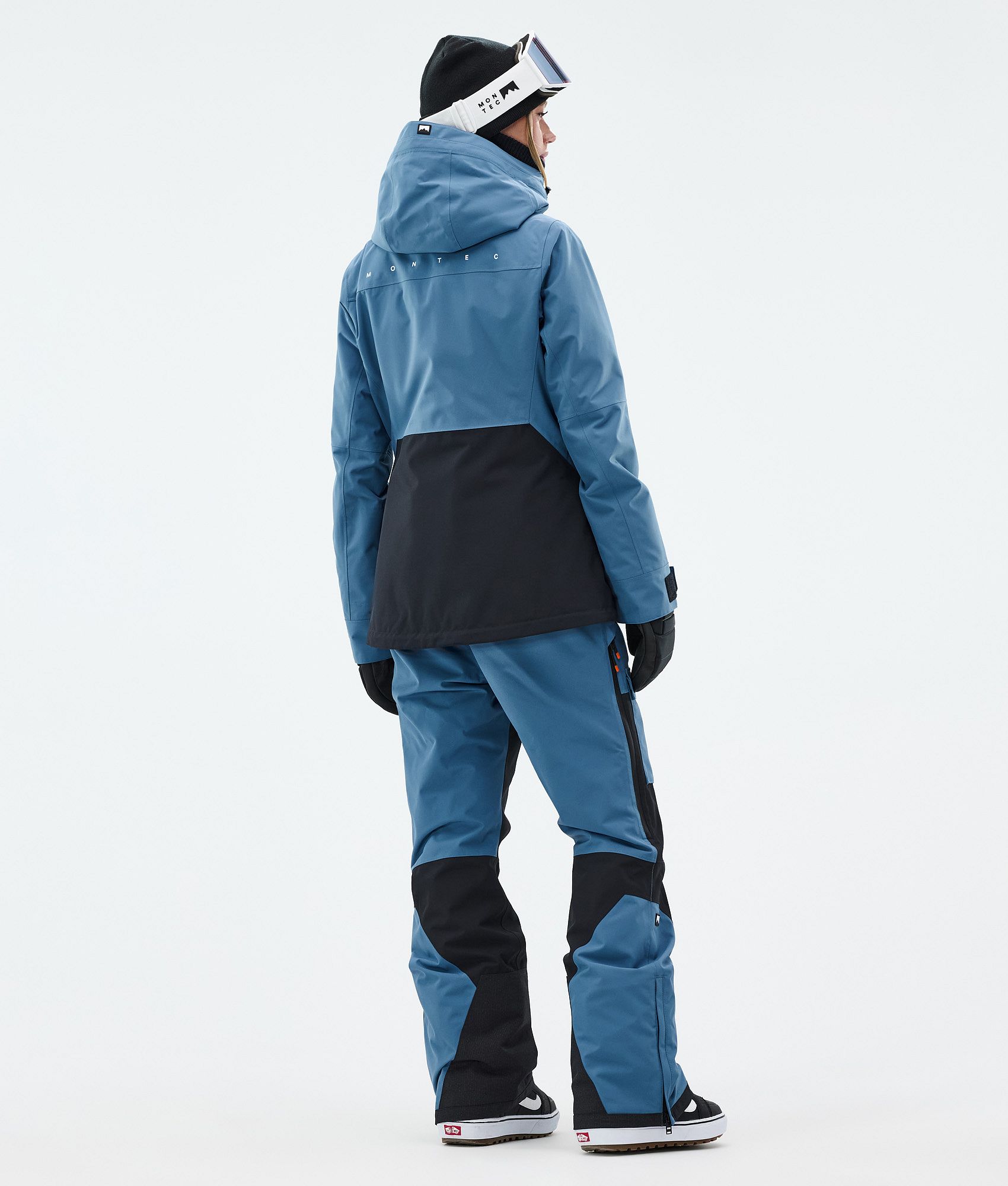 Montec Moss W Snowboard Jacket Women Blue Steel/Black | Montecwear.com