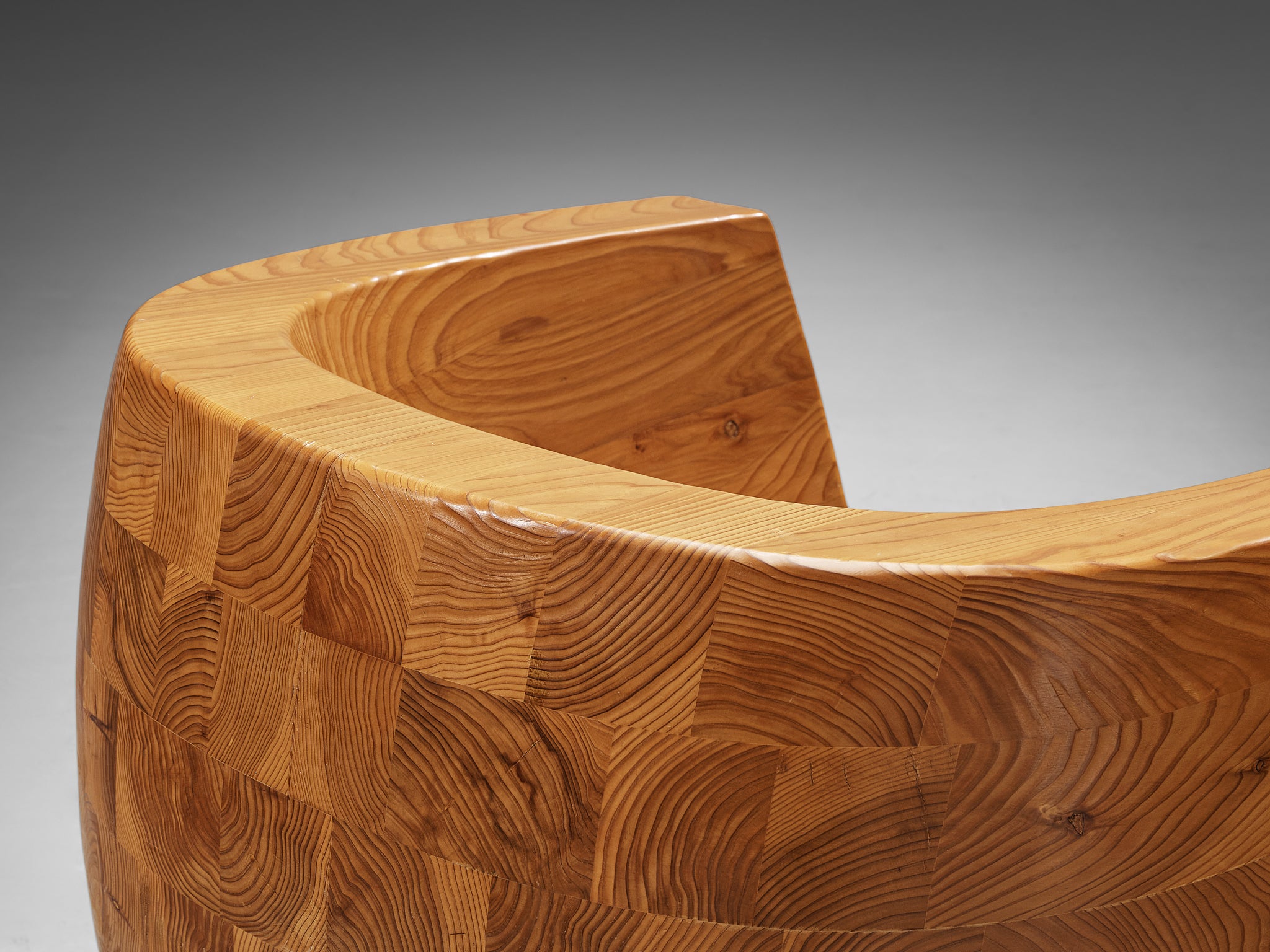 Isamu Kenmochi for Tendo Mokko 'Kashiwado' Chair in Japanese Cedar