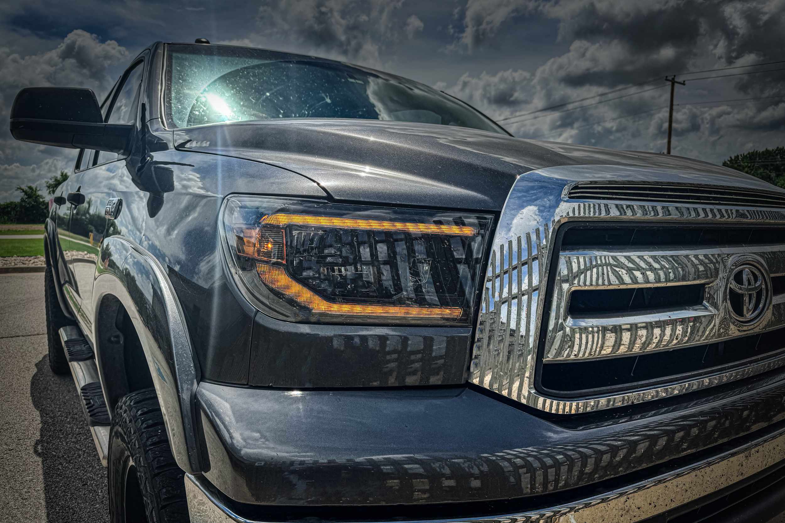 Morimoto Toyota Tundra (07-13) XB Amber LED Headlights | LF533-A-ASM