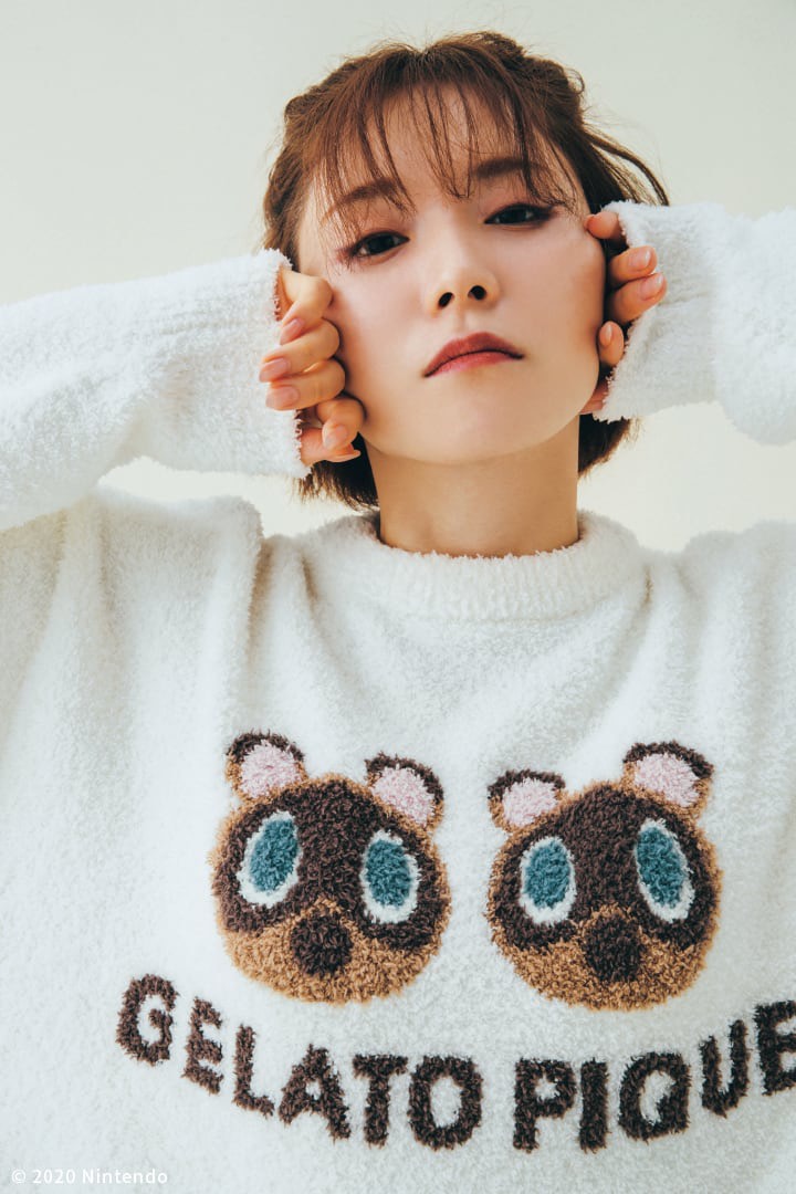 gelato pique つぶまめジャガードプルオーバー gelato pique つぶまめ