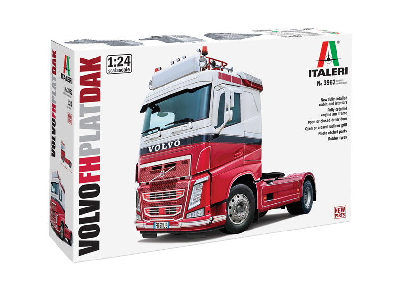 1:24 Italeri Volvo FH4 Truck 4x2 Flat Roof