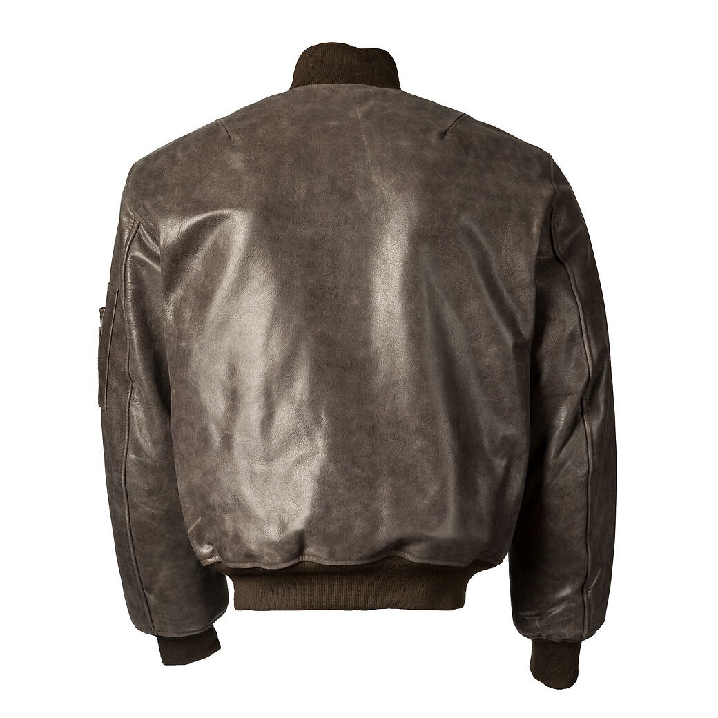 John Ownbey Leather MA-1 Flight Jacket – McGuire Army Navy