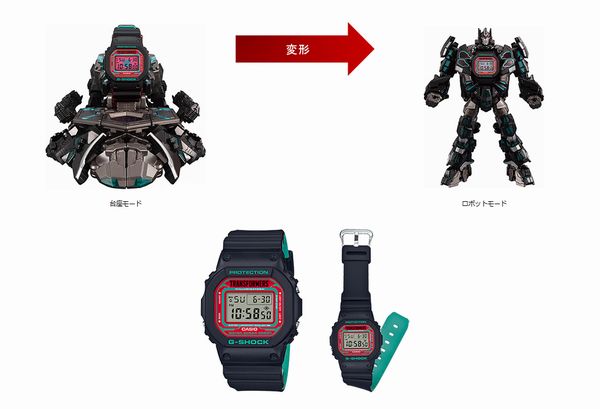 G-SHOCK、トランスフォーマー「マスターネメシスプライム」を具現化
