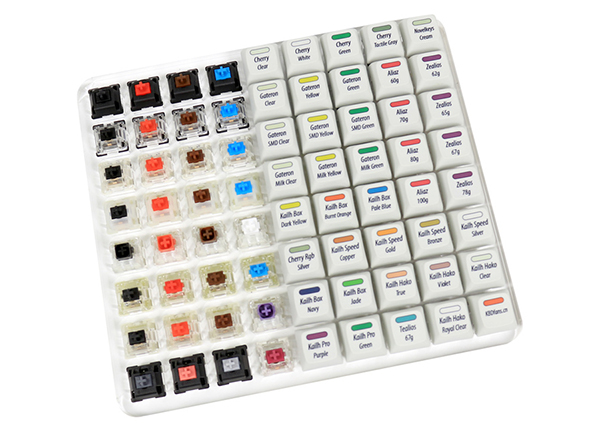 理想の打鍵感を見つける！ 72キー搭載メカニカルスイッチテスター