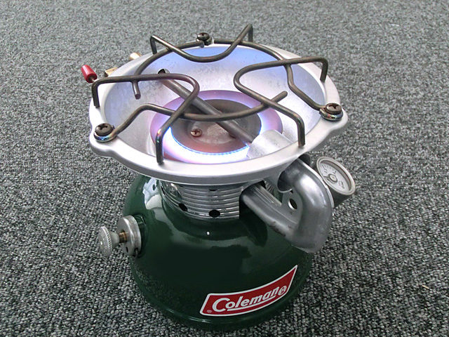 コールマン「502スポーツスター」シングルバーナーを修理する（清掃