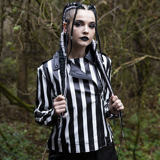 Women´s biker jacket KILLSTAR - Morgue Gimme Bones - Black - K-JKT