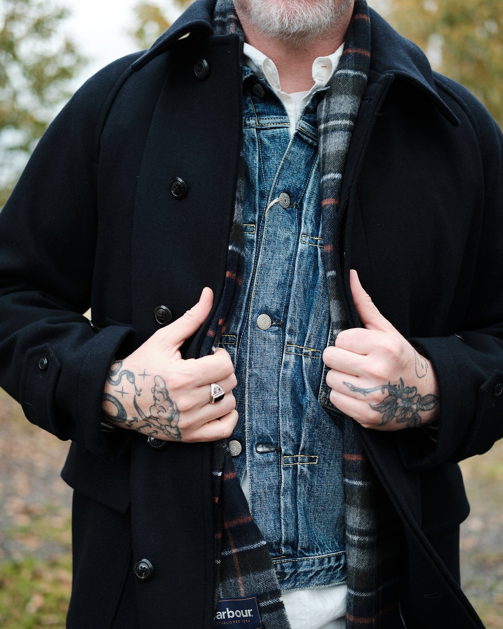 Traveller Coat Navy by Kaptain Sunshine - Meadow