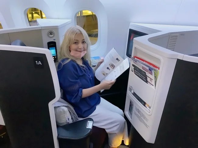 JALハワイ コロナ後】B789 ビジネスクラス JL74 羽田→ハワイ